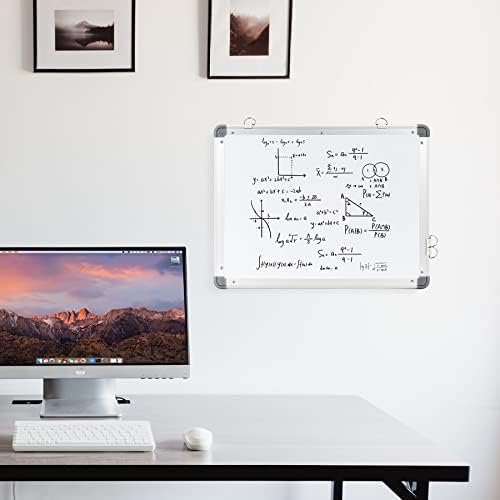 LUCYCAZ Weekly Dry Erase Board, 16" x 12" Magnetic Dry Erase Board for Wall, Hanging Double-Sided to Do List Whiteboard, Small Weekly Planning Board for School, Home, Office