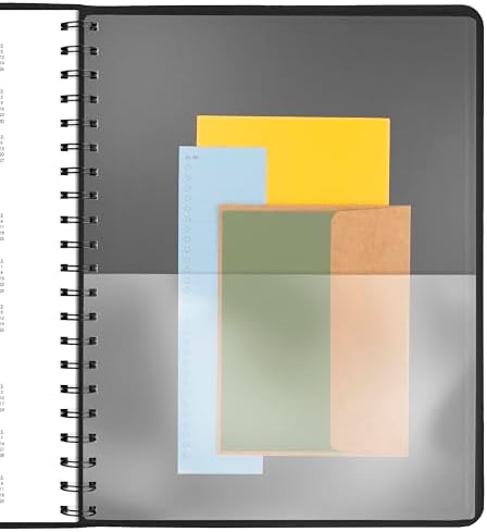 AT-A-GLANCE 2026 Appointment Book Planner, Daily, 8" x 11", Large, Two Person Group, Black (702220526)