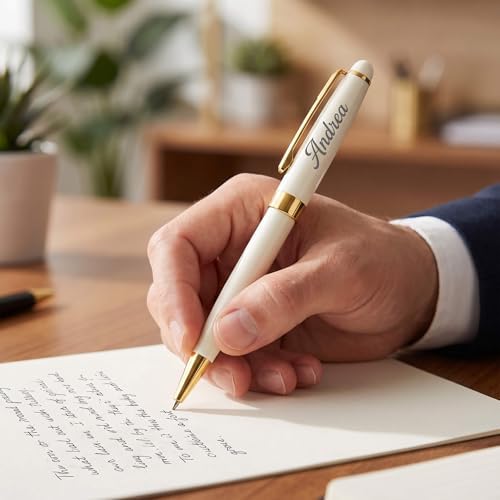 Ancolo Personalized Office Ballpoint Pens - Executive Writing Gift Pens