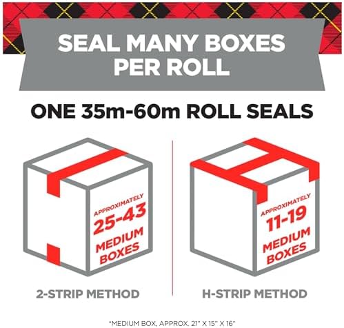 Scotch Shipping Packaging Tape, 1.88" x 109 yd, 6 Rolls