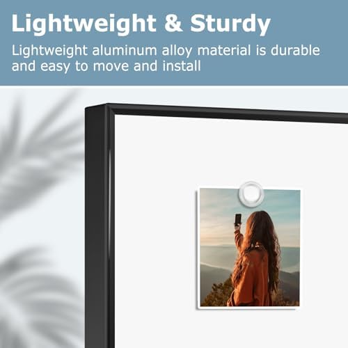Magnetic Whiteboard, 24" x 18" Dry Erase White Board for Wall