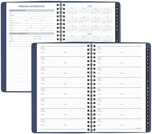AT-A-GLANCE 2027 Appointment Book Planner, Weekly, 5" x 8", Hourly, Blue (701082027)