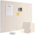 Large Oatmeal Felt Bulletin Board 16-Pack, 48" x 48" Corkboards