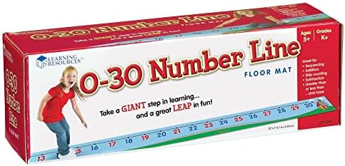 Learning Resources 0-30 Number Line Floor Mat