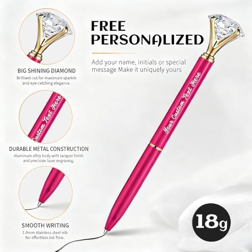 Personalized Crystal Pens 20 Packs for Wedding Party and Favor Bags
