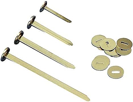 ACCO Solid Brass Fasteners, 1 1/4 Inch Capacity, 100 Count, (A7071505)