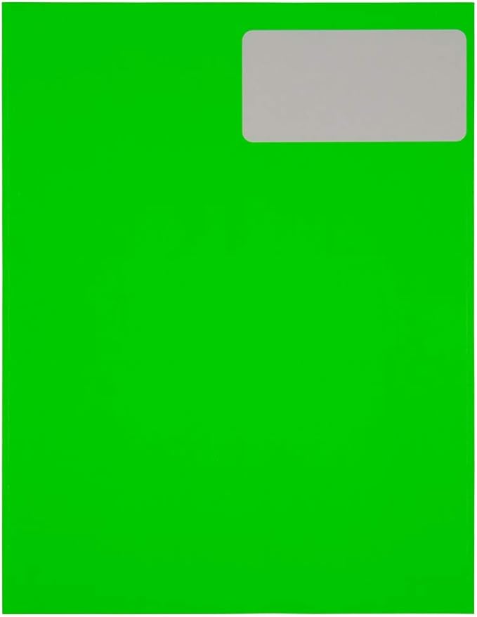 JAM PAPER Shipping Address Labels - Standard Mailing - 2 x 4 - Neon Fluorescent Green - 120/Pack