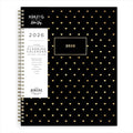 Blue Sky 2026 Weekly & Monthly Planner Calendar, 8.5"x11", Sweetheart Black