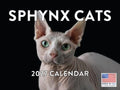 Sphynx Cat Calendar 2027 Hairless Cat Gifts Monthly Wall Calender 12 Month