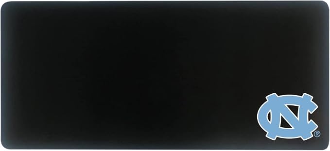 University of North Carolina Classic Cloth Desk Mat, Durable Office Supplies, Non-Slip Base, Responsive Desk Pad with Smooth Cloth Surface, Black