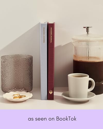 Kunitsa Co. Reading Journal - 52 Reviews, Burgundy