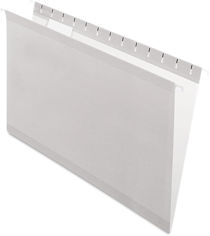 Pendaflex Recycled Hanging Folders,Gray, Legal (Pack of 10)
