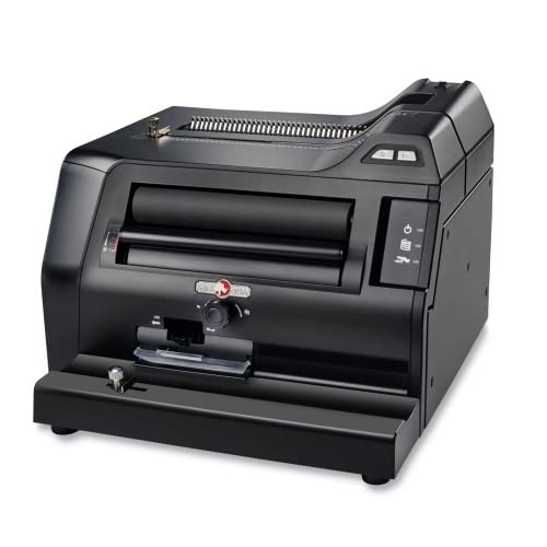CBS3000 Coil Binding System 3000, Black; All-in-One Spiral Punch, Bind, and Crimping System; LED Panel; Open-Ended Punch Throat; Dual Coil Rollers; Power Crimper; Oval Hole; Foot Pedal | All-in-One Spiral Punch, Bind, and Crimping System, LED Panel, Op...