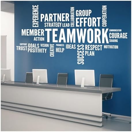 Teamwork Wall Decal, Office, Conference Room & Break Room Decor