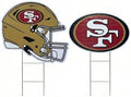 NFL Logo & Helmet 2 Pack Yard Sign Set