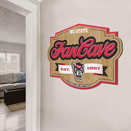 YouTheFan NCAA Officially-licensed FanCave 3D wall art - ready-to-hang, 3D multi-layered construction - floating wall mount design - Perfect fan gift