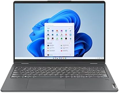 Lenovo IdaePad Flex 5 16" 2-in-1 Laptop, 2.5K Touchscreen, Intel Core i7-1255U(> i7-1165G7), 16GB RAM, 1TB NVMe SSD, Backlit Keyboard, Fingerprint, WIFi6, Thunderbolt 4, Win 11,CUE Accessories