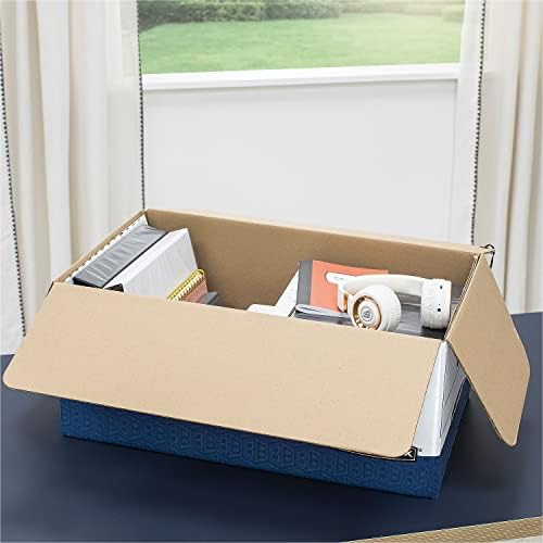 Bankers Box 12-Pack String & Button Heavy-Duty File Box, Legal, FastFold