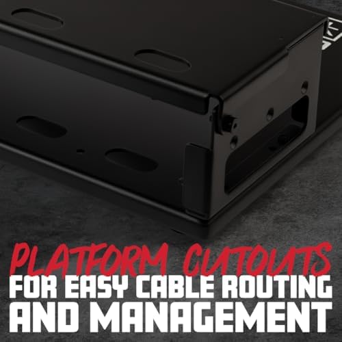 Vertex by Gator Tour Compact Series 27" x 13" Pedalboard & Riser w/Padded Gig Bag, (GV-TC2713R2-GB)