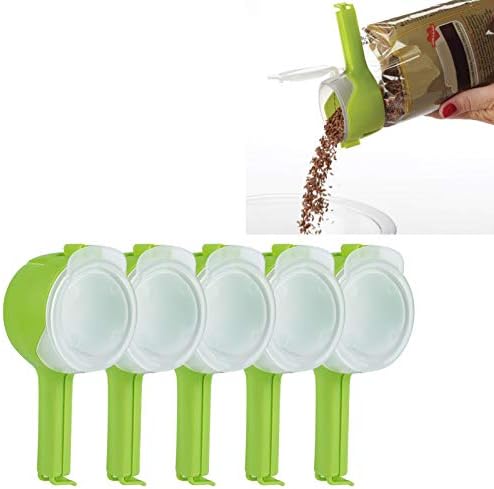 5Pcs Food Sealing Clip, Snack Sealing Clip, Grip Sticks Bag Sealers for Kitchens, Living Rooms, Offices, Dormitories, And Even Travel