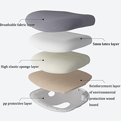 Chair Computer Chair Home Desk Chair Student Learning to Write Backrest Swivel Chair Office Lift Chair Ergonomics Chairs (Color : Gray) (White)