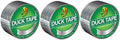 Duck Brand 280621 Color Duct Tape, Metallic Chrome, 1.88 Inches x 10 Yards Each Roll, 3 Rolls
