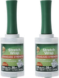 Duck Brand Stretch Wrap Roll, Clear, 5 inches by 1000 feet, 285849, Set of 2