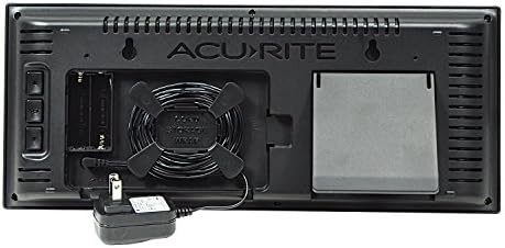 AcuRite Digital Clock, 14.5-Inch / Green