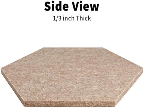 Large Felt Bulletin Cork Board Tiles for Office 15 x 13 inch, 10Pcs