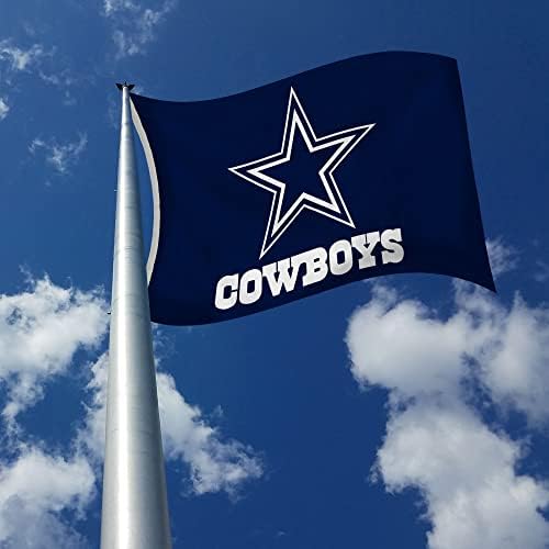 NFL Rico Industries Standard 3' x 5' Banner Flag Single Sided - Indoor or Outdoor - Home Décor