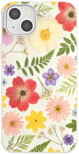 PopSockets iPhone 14 Plus Phone Case with MagSafe- Wild Blooms