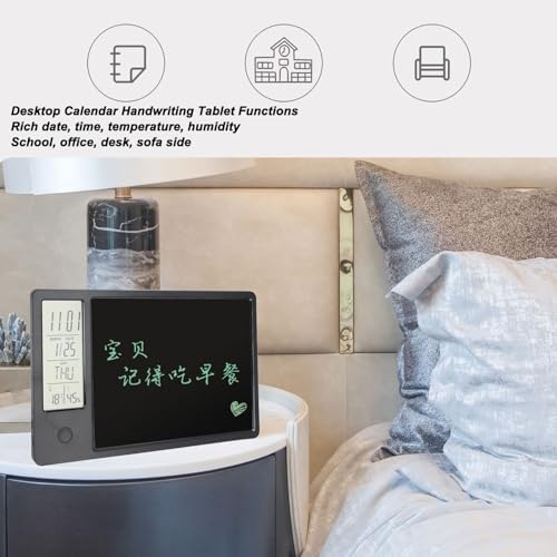 Electronic LCD Writing Tablet, 10.24 x 6.3 x 0.39in Electronic Digital Writing Board, HD LCD Display Erasable Drawing Doodle Board,Writing Board Calendar Office Memo Message