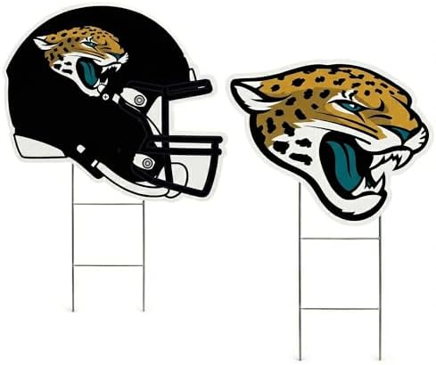 NFL Logo & Helmet 2 Pack Yard Sign Set