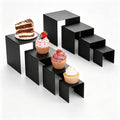 Display Stand & Risers, 8 Pcs Set Metal Rectangular Cupcake Stands