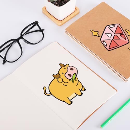 zmybcpack 12 Pack A5 Blank Notebooks Journals,8.26"x5.5" Kraft Notebooks