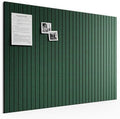 Bumusty 48"x 36" Large Felt Bulletin Board Tiles, Pine Green