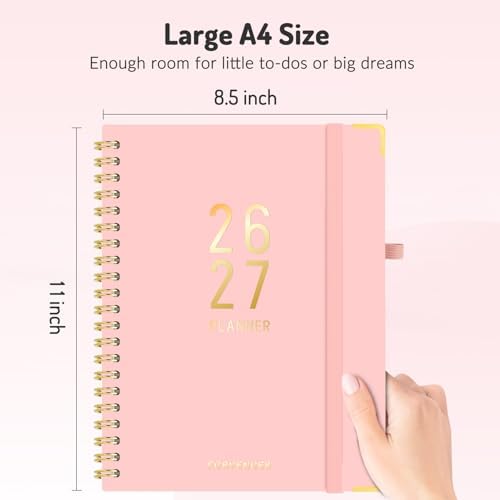 Jul 2026 - Dec 2027 Planner, Forvencer 18 Month Planner 2026-2027, 8.5"x11"