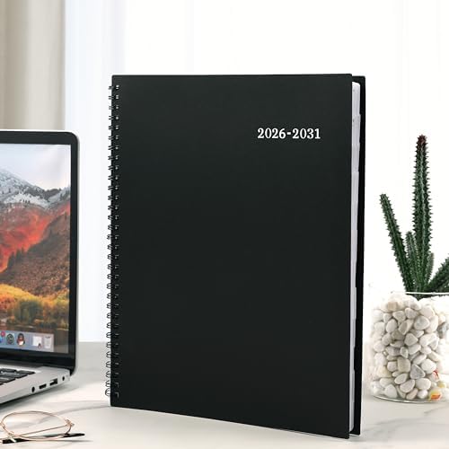 2026-2031 Monthly Planner/Calendar - 5 Year Monthly Planner, Jul. 2026 - Jun. 2031, 9" x 11", 5 Year Calendar Double-Side Pocket + Durable Polypropylene Cover