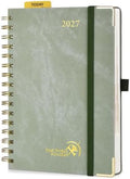 POPRUN Daily Planner 2027 One Page Per Day, 6" x 8.5", Day Calendar Book