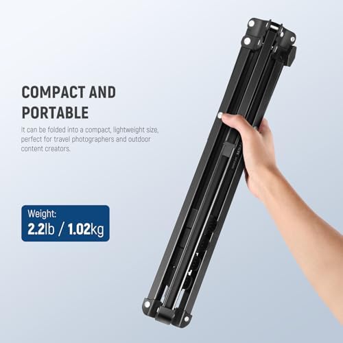 NEEWER 71" Portable Light Stand, Reverse Folding Photography Tripod, ST180R