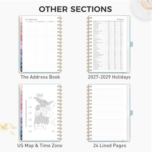 RETTACY 2027 Planner, Weekly and Monthly, A5 Size (5.7" x 8.3")