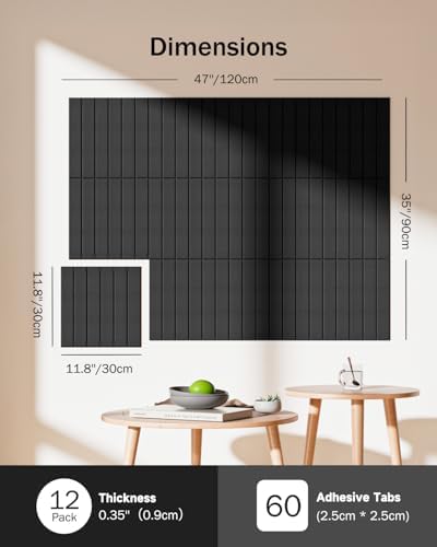 Large Cork Board, 48"X36" Bulletin Board Pin Boards for Wall Black