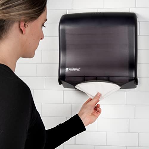 SANT1755TBK - Ultrafold Fusion C-fold amp; Multifold Towel Dispenser, 11 1/2x5 1/2x11 1/2, Black (Pack of 2)