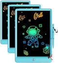 Bravokids Toys for 3-6 Years Old Girls Boys, LCD Writing Tablet 10 Inch Doodle Board, Electronic Drawing Pads, Educational Birthday Gift for 3 4 5 6 7 8 Years Old Kids Toddler (Blue) (Pack of 3)