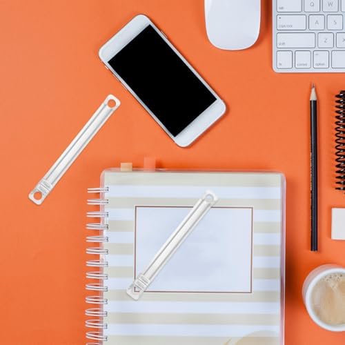 Prong Metal Paper Fasteners Iron Material 50pcs with Double Hole Design for Binding Thick Stacks of Paper, Versatile Fastener Clips for Reports and Home Office Organization