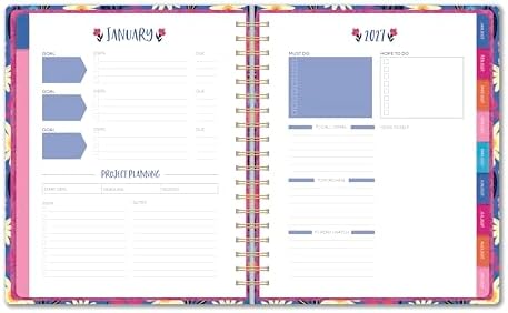 High Note 2027 Planner, 17-Month Hardcover Weekly & Monthly Planner: August 2026 – December 2027, 9" x 10", Jess Phoenix, with Goal & Project Planning Pages, Notes, Lists & Sticker Sheet