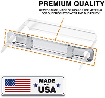 OLYMPX 500 Pcs of Prong Paper Fastener Compressors for Standard 2-Hole Punch, Works with 1 Inch - 3.5 Inch Capacity, 2.75 Inch Center for Paper Fastener Prong Bases, Bulk-Packed (Pack of 2)