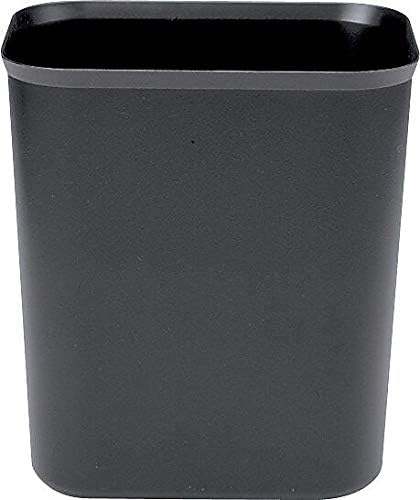 Rubbermaid Commercial Products Fire Resistant Wastebasket 7GAL/28 QT, Black, for Hospitals/Schools/Hotels/Offices