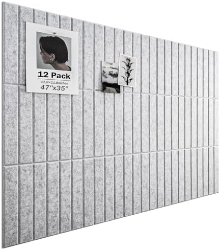 Large Cork Board, 48"X36" Bulletin Board Pin Boards for Wall Grey