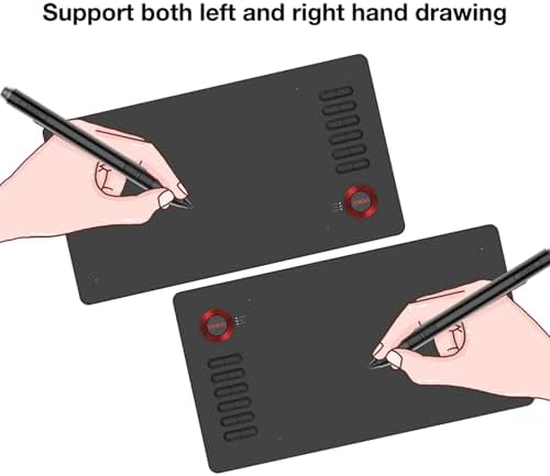 VEIKK A15 10x6 Drawing Tablet with 12 Hot Keys, 8192 Pressure Levels